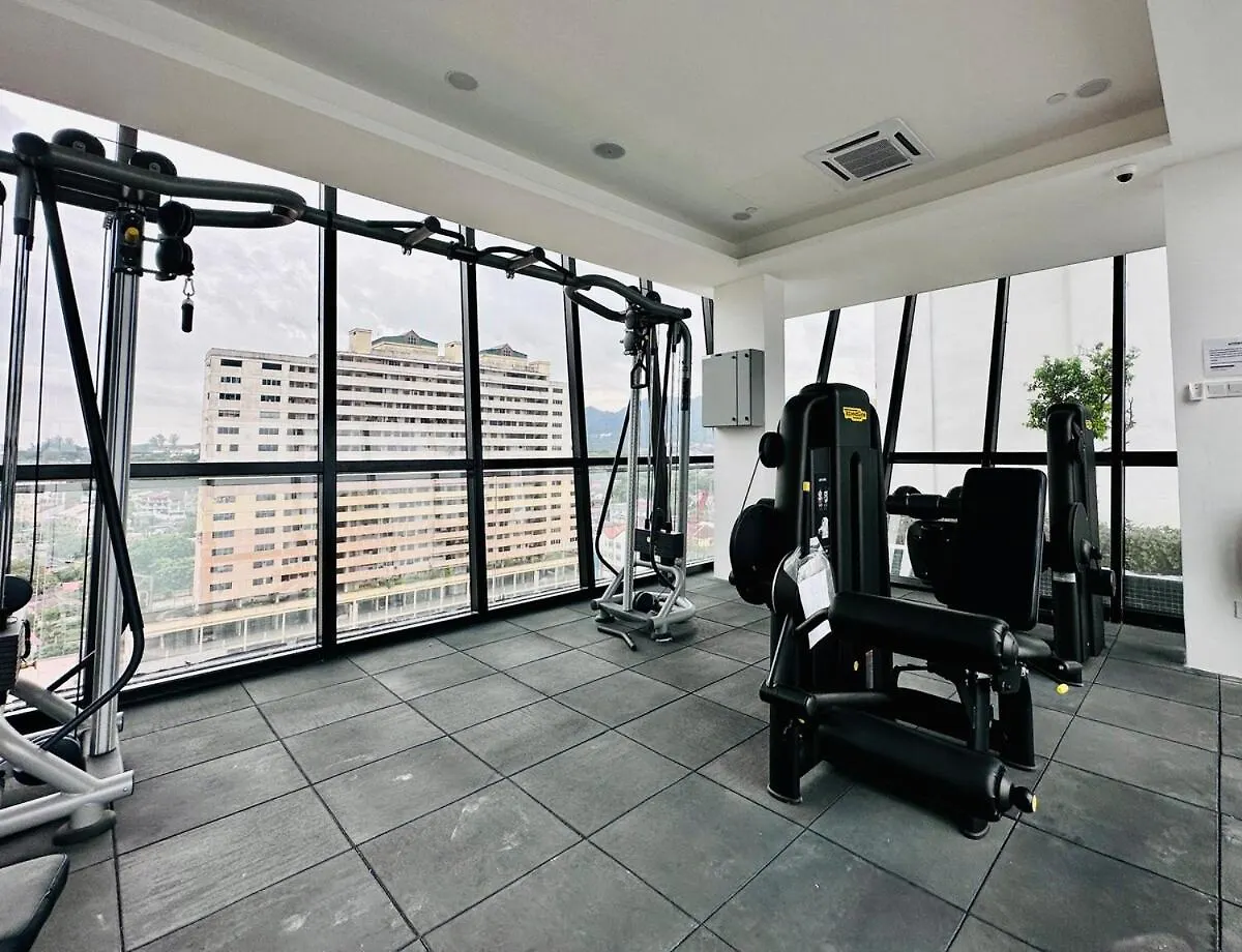 Apartamento Cozy Luxury Suites Urban In Penang City View 10Pax George Town