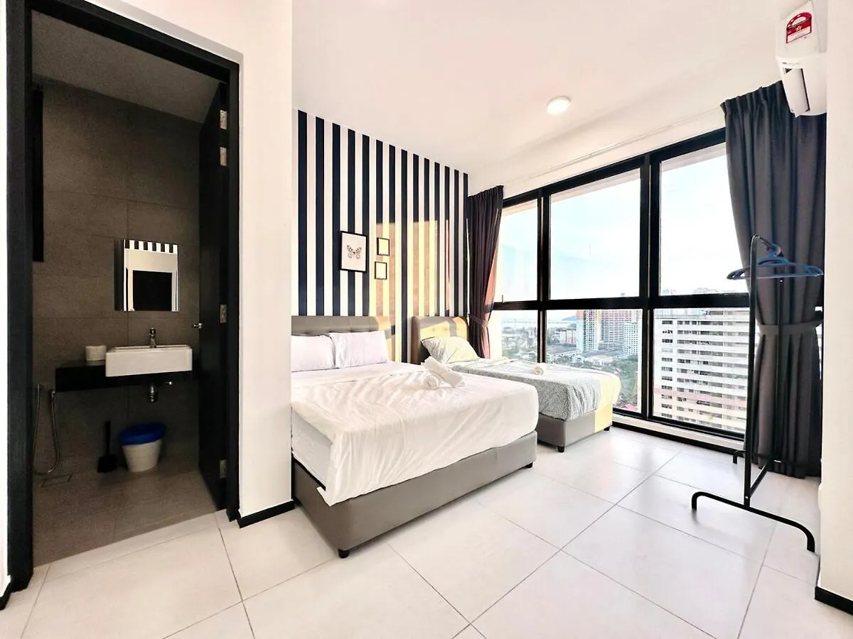 Cozy Luxury Suites Urban In Penang City View 10Pax George Town 0*,  Malásia