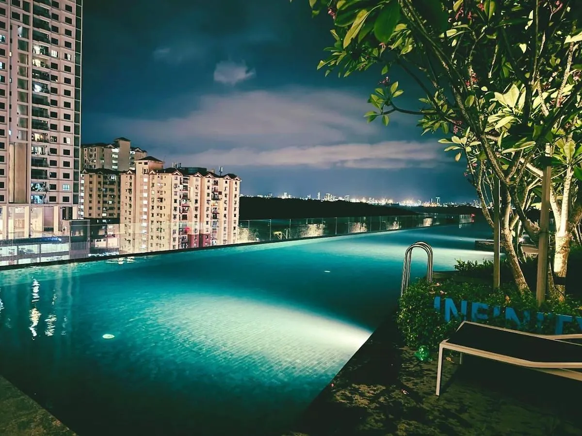 Cozy Luxury Suites Urban In Penang City View 10Pax George Town Apartamento