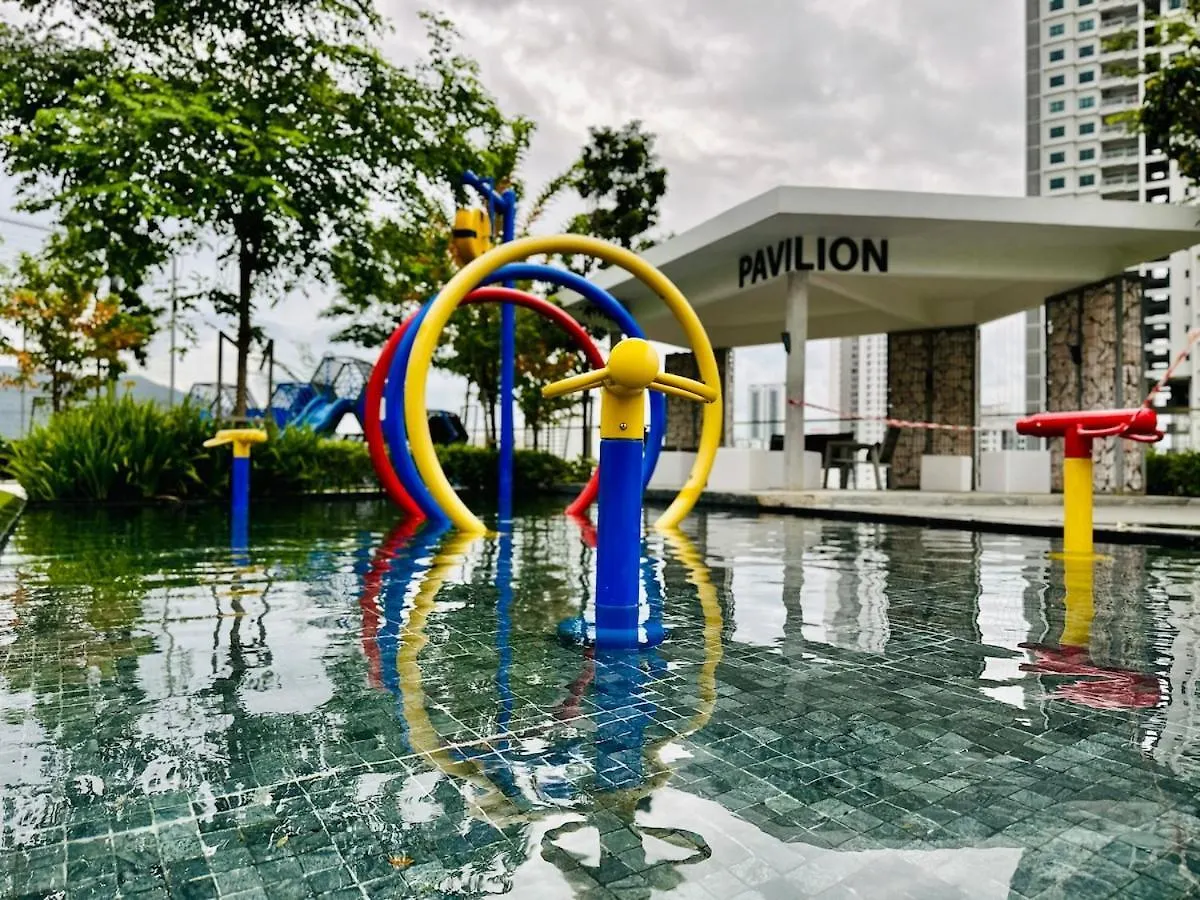 Apartamento Cozy Luxury Suites Urban In Penang City View 10Pax George Town