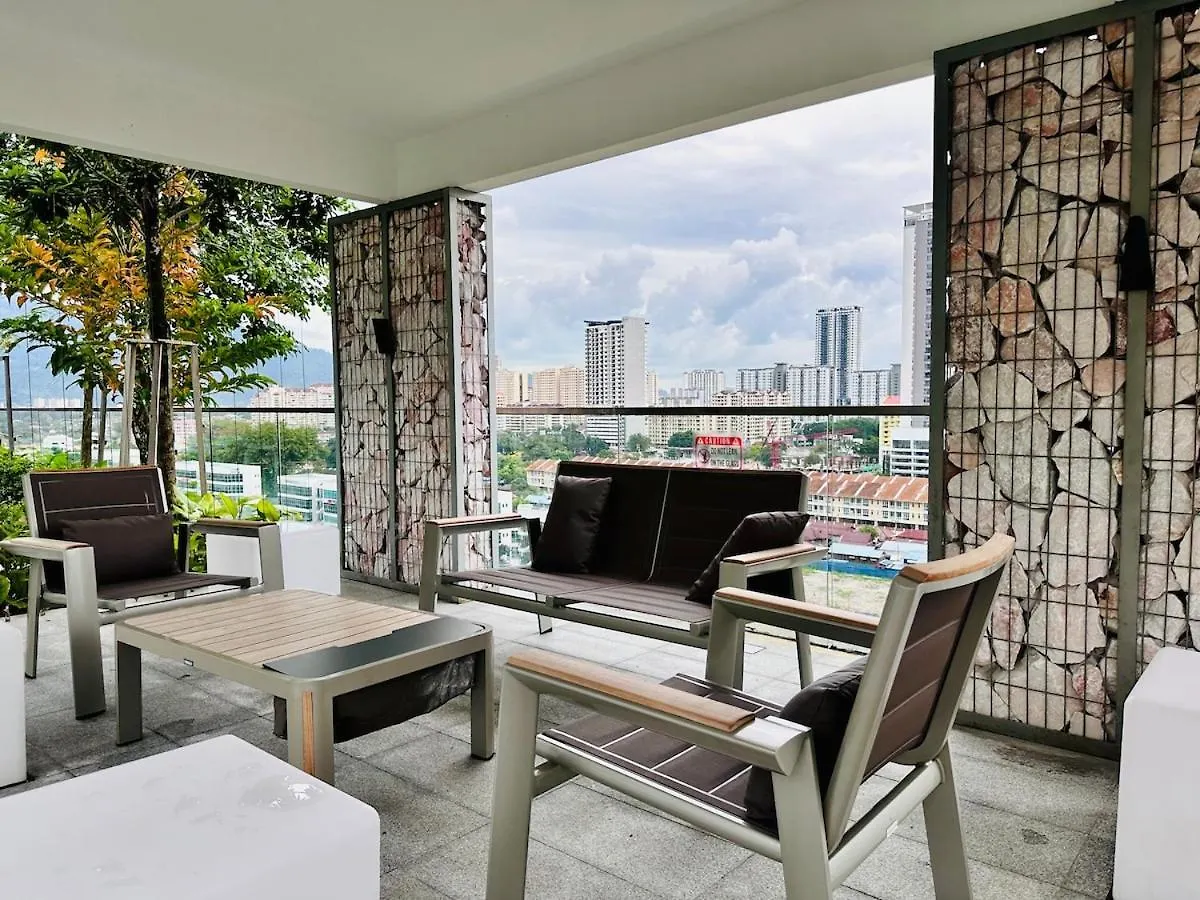 Cozy Luxury Suites Urban In Penang City View 10Pax George Town Apartamento