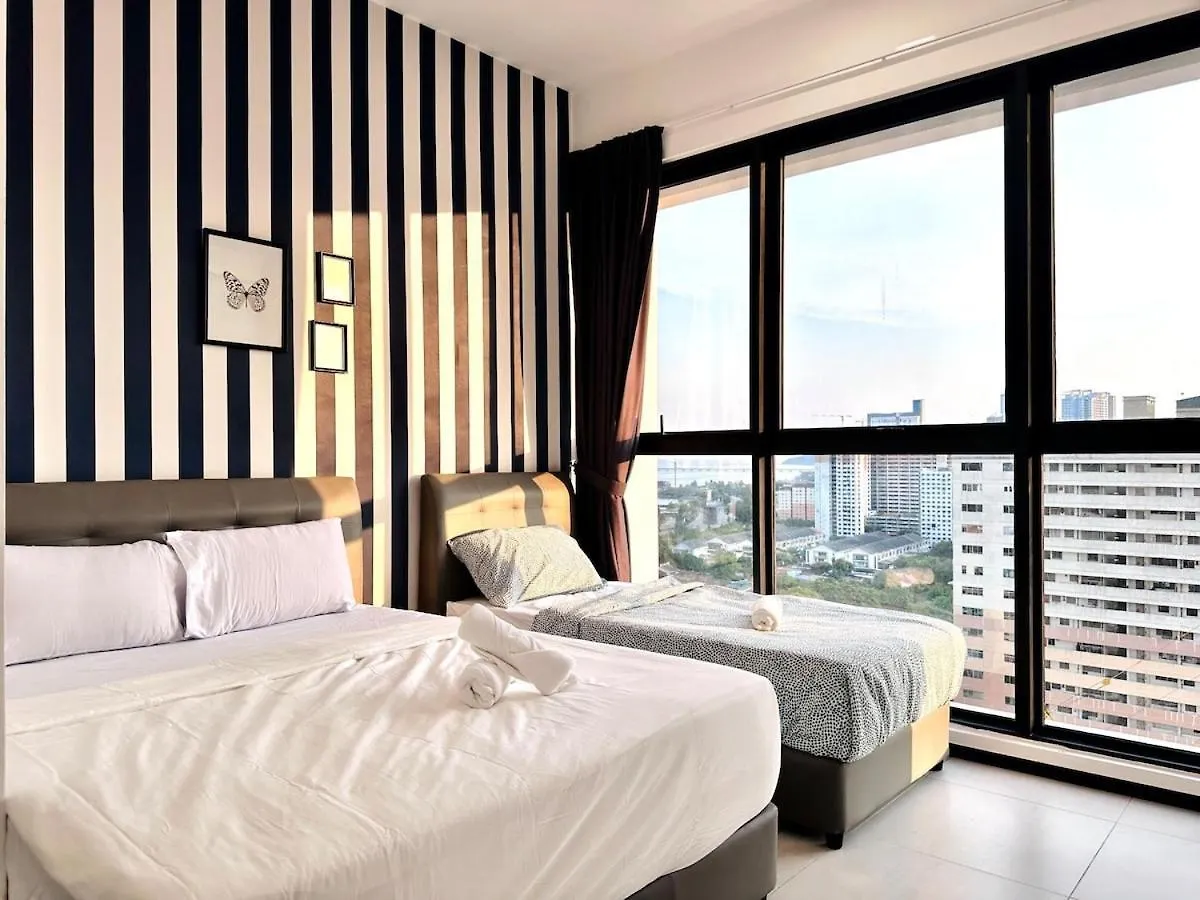 Cozy Luxury Suites Urban In Penang City View 10Pax George Town