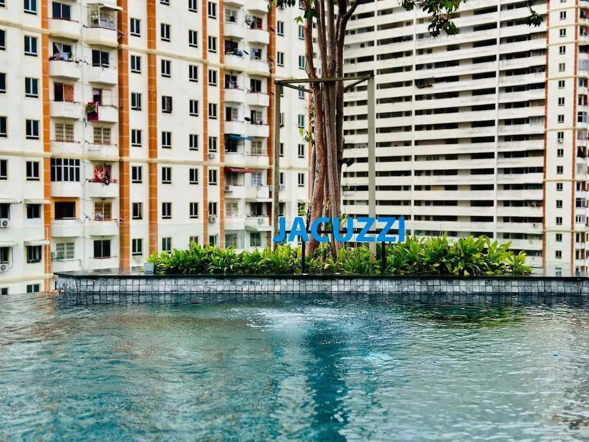 Apartamento Cozy Luxury Suites Urban In Penang City View 10Pax George Town
